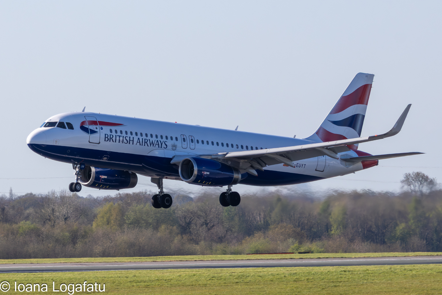 Majestic airliner gracefully landing at sunset